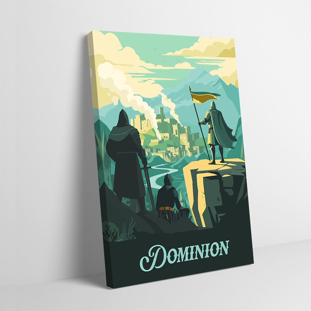 Board Game Inspiration - โปสเตอร์ที่ได้แรงบันดาลใจจากเกมโดมิเนียน ภาพพิมพ์บนผ้าใบแบบกำหนดเองได้ สำหรับภาพศิลปะติดผนัง อุปกรณ์ตกแต่งภายใน วานด์ เดโก