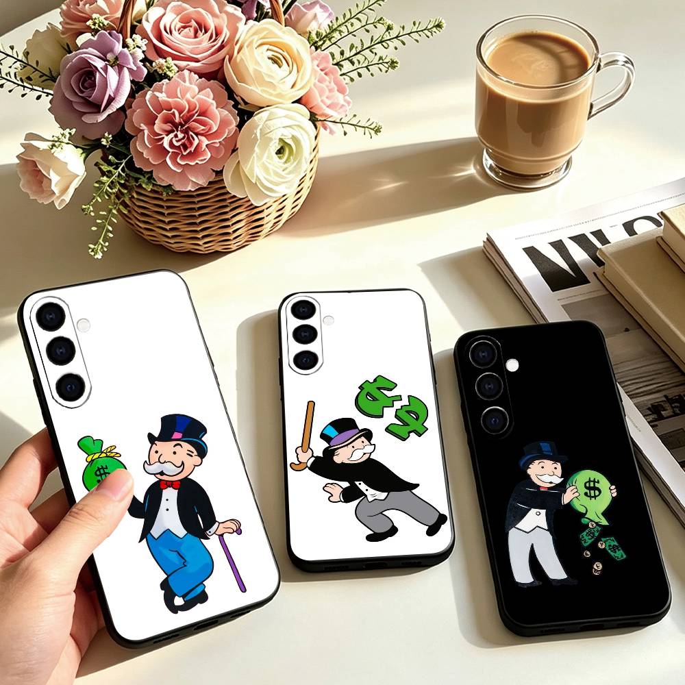 Board Game Quote - เคสโทรศัพท์ลายเกมกระดาน MonopolyES สีดำ ซิลิโคนนุ่ม สำหรับ Samsung