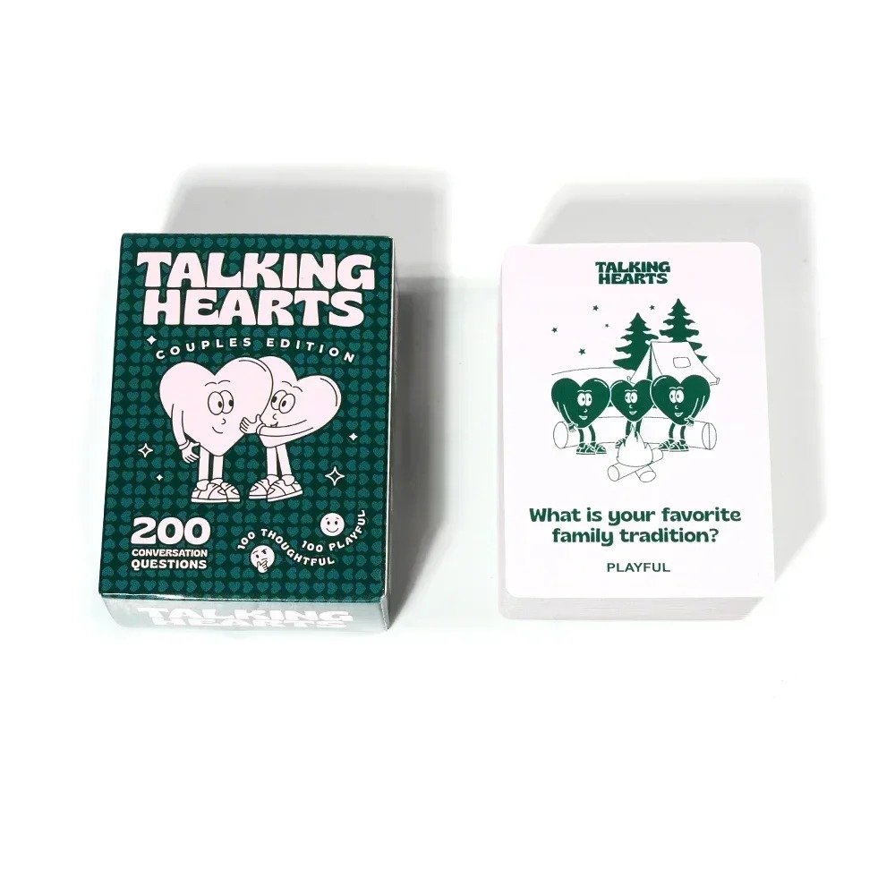 Board Game Unmatched - **เกมการ์ด Taklig Hearts เกมกระดาน เกมการ์ดสนุกสำหรับคู่รักโรแมนติก เกมการ์ดแบบโต้ตอบ