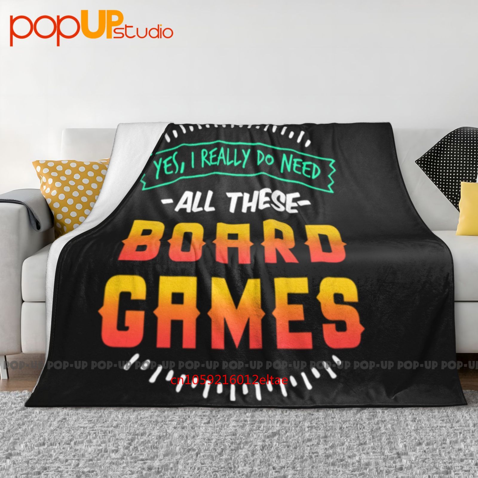 Board Game Quilt - ผ้าห่มนุ่มพิเศษสำหรับเล่นเกม ผ้าคลุมโซฟาฤดูหนาว ผ้าคลุมเตียง