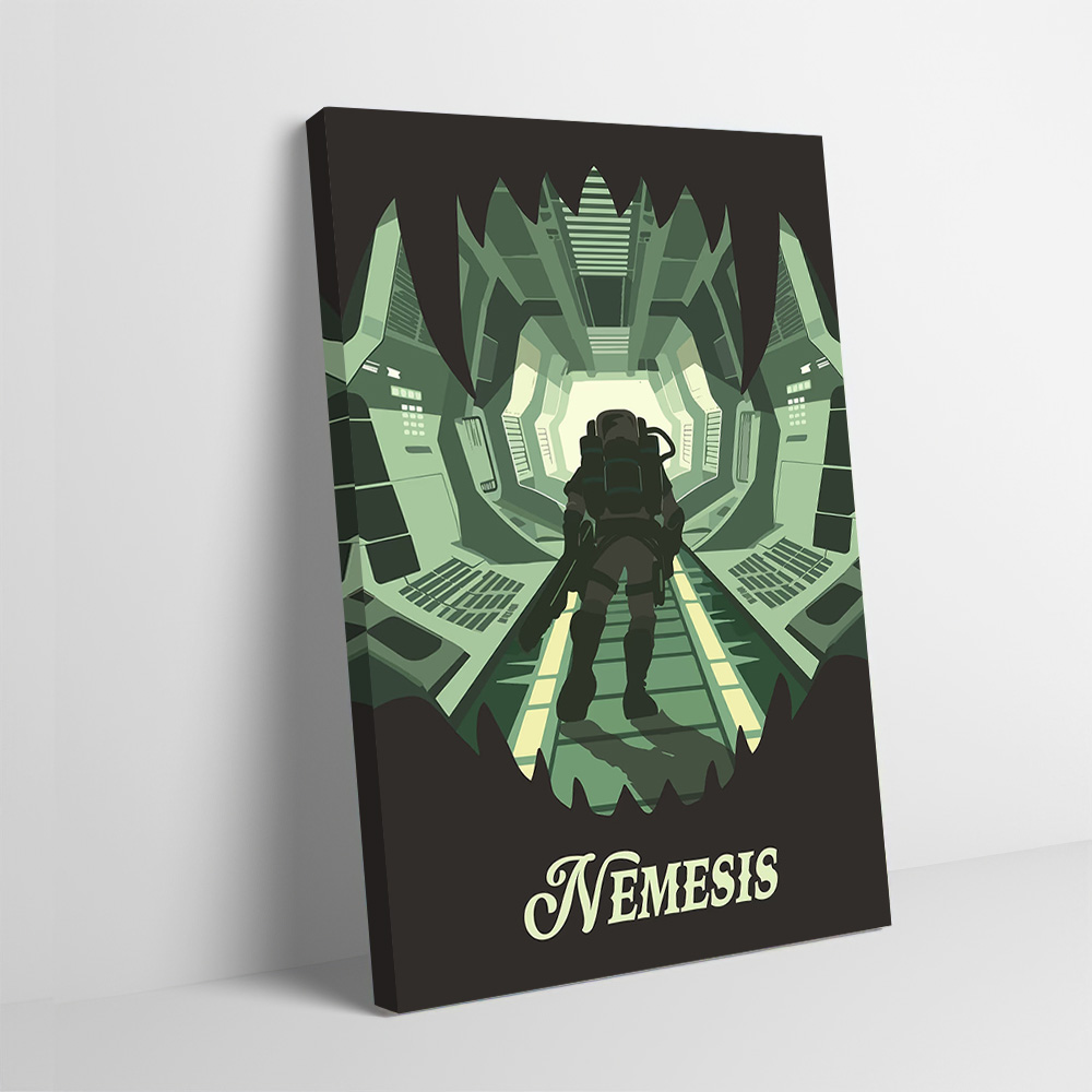 Board Game Nemesis - เกมกระดานเนเมซิส โปสเตอร์พิมพ์ลายที่ได้รับแรงบันดาลใจจากเกมกระดาน ภาพพิมพ์แบบกำหนดเอง ศิลปะติดผนัง ภาพวาดบนผ้าใบสำหรับตกแต่งห้อง ของตกแต่งบ้าน