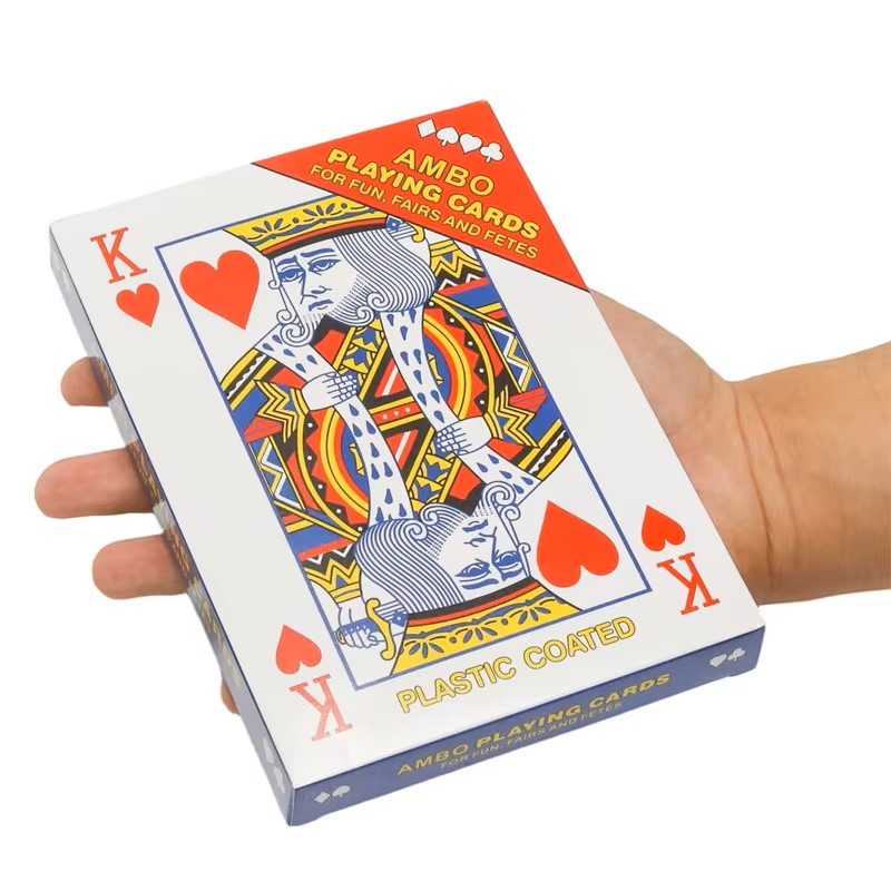 Board Game Uno - ไพ่ขนาดใหญ่พิเศษ จัมโบ้ 2 เท่าขนาดปกติ สำหรับงานปาร์ตี้ งานรื่นเริง