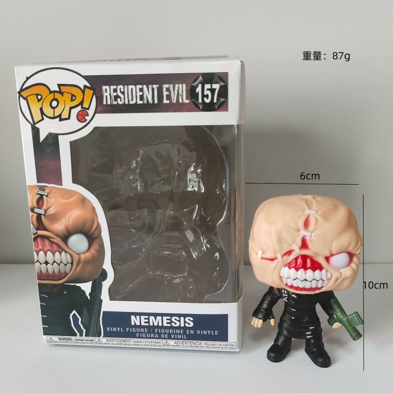 Board Game Nemesis - ฟันโกะป๊อป เรซิเดนท์อีวิล ฟิกเกอร์ไวนิล ลีออน จิลล์ เนมีเซส