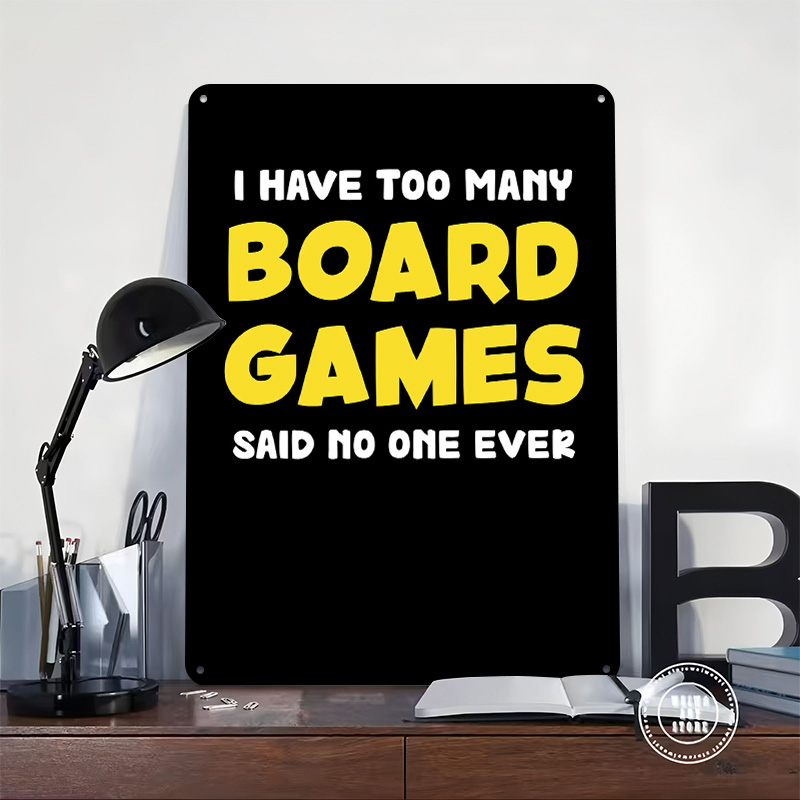 ป้ายโลหะพิมพ์ลาย 3 มิติ ลายคำค - Board Game Quote บทวิจารณ์และราคา
