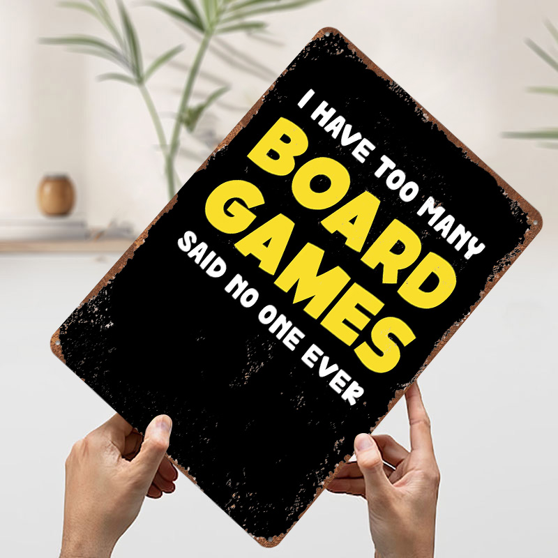 ป้ายโลหะพิมพ์ลาย 3 มิติ ลายคำค - Board Game Quote บทวิจารณ์และราคา