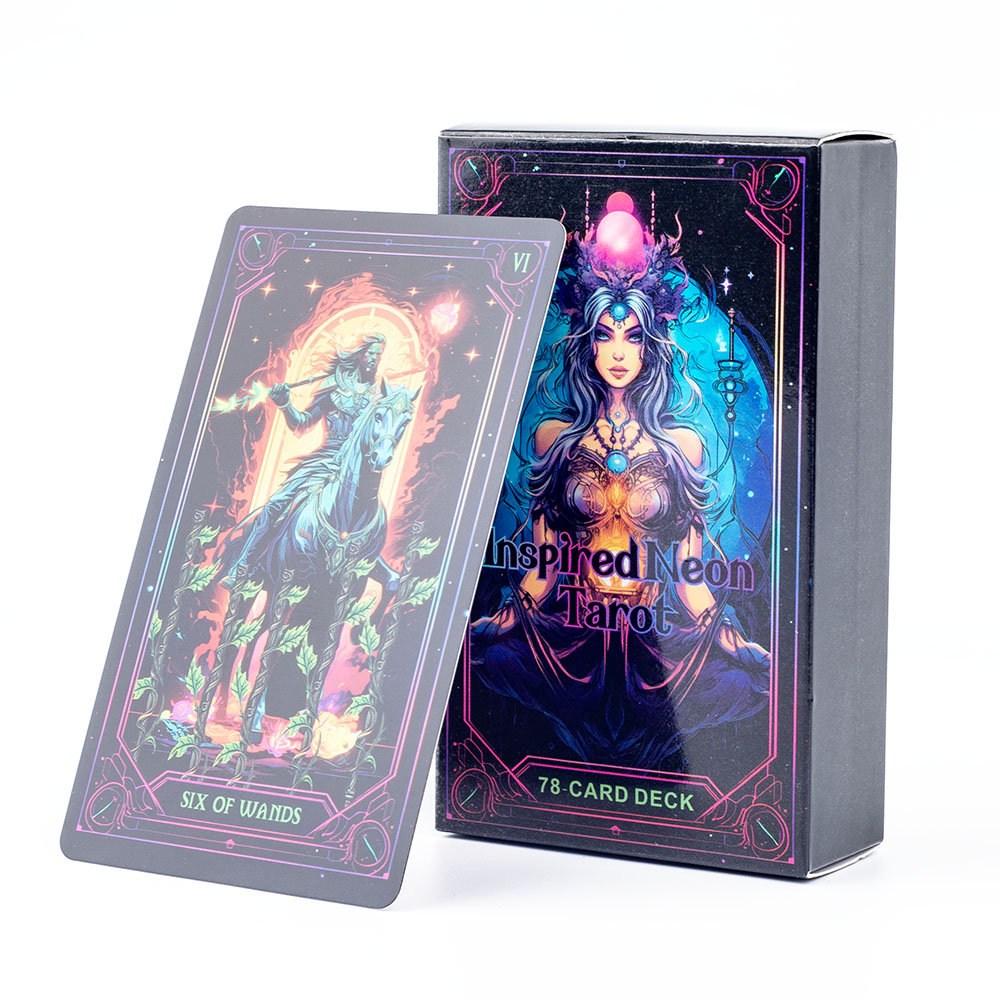Inspired Neon Tarot Deck 78 Ca - Board Game Inspiration บทวิจารณ์และราคา