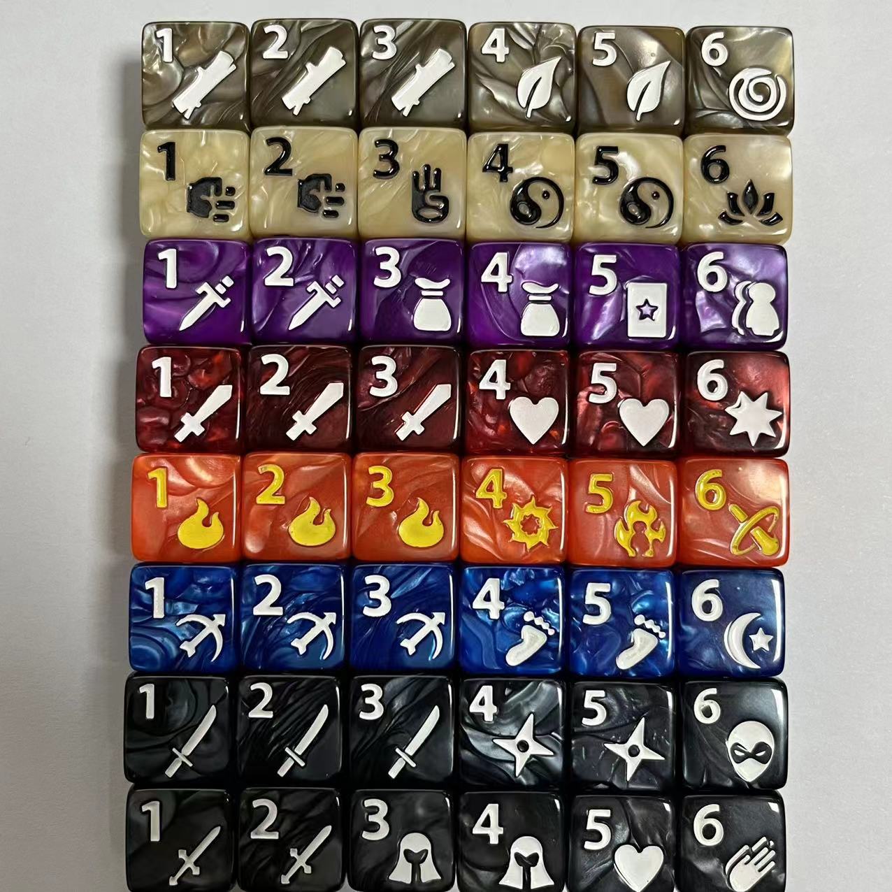 10 ชิ้นชุดใหม่ 16 มิลลิเมตร 6  - Board Game Land บทวิจารณ์และราคา